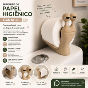 Suporte Papel Higiênico